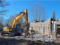Foto bij artikel Eindelijk is de sloop voor de nieuwbouw gestart!!!